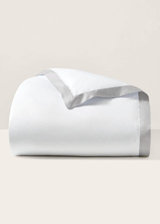 Organic Cotton Sateen Border Duvet Cover