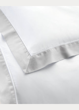 Organic Cotton Sateen Border Duvet Cover
