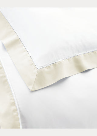 Organic Cotton Sateen Border Duvet Cover