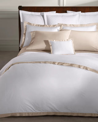 Organic Cotton Sateen Border Duvet Cover