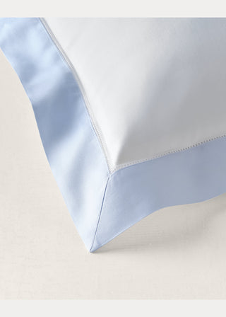 Organic Cotton Sateen Border Sham