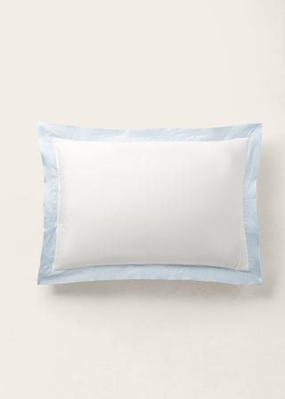 Organic Cotton Sateen Border Sham