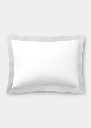 Organic Cotton Sateen Border Sham