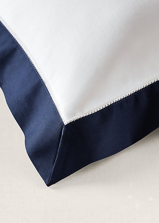 Organic Cotton Sateen Border Sham