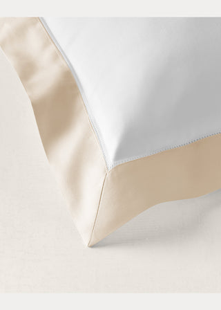 Organic Cotton Sateen Border Sham