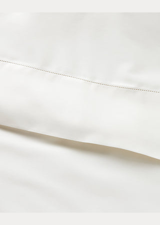 Organic Cotton Sateen Border Duvet Cover