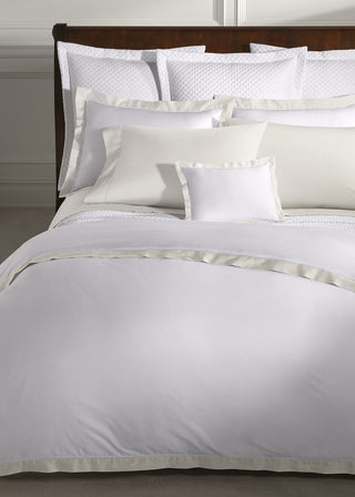 Organic Cotton Sateen Border Duvet Cover