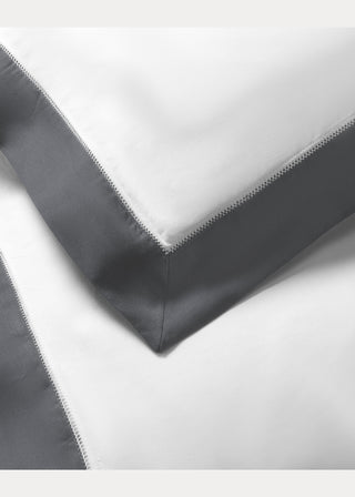 Organic Cotton Sateen Border Duvet Cover
