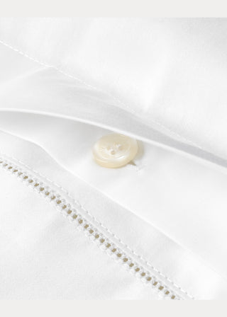Organic Cotton Sateen Border Duvet Cover