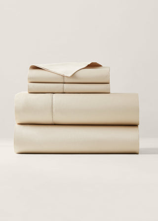 Organic Cotton Sateen Fitted Sheet