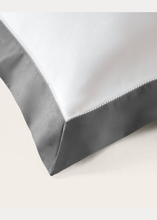 Organic Cotton Sateen Border Sham