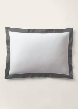 Organic Cotton Sateen Border Sham