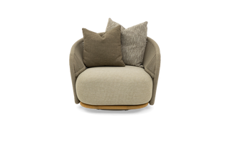 WAVE SWIVEL CHAIR WITH PILLOW