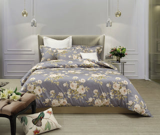 Adele Dark Grey Bedding Collection