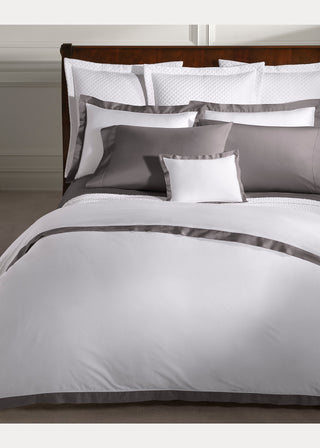 Organic Cotton Sateen Border Duvet Cover